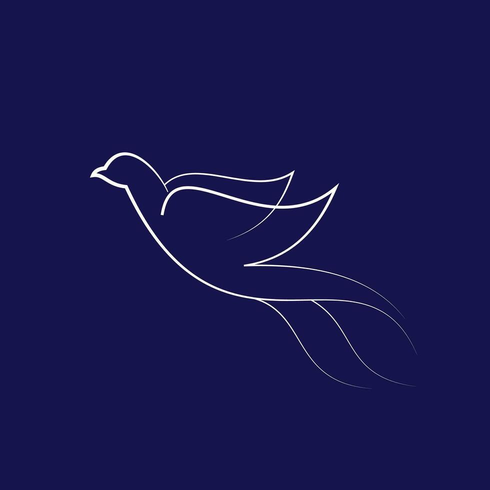 dove logo design vector