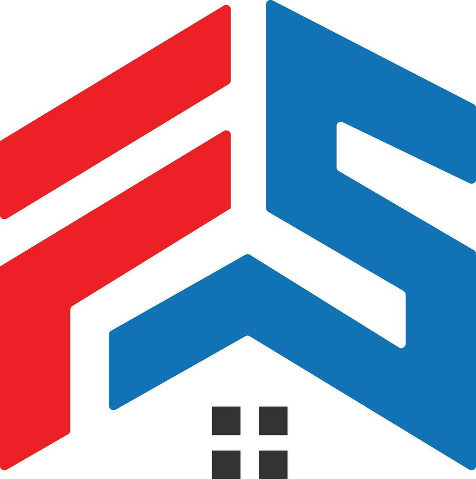 diseño de logotipo fs vector