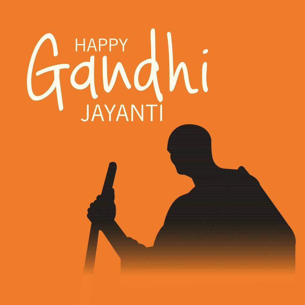 vector illustration of a Background for Gandhi Jayanti.