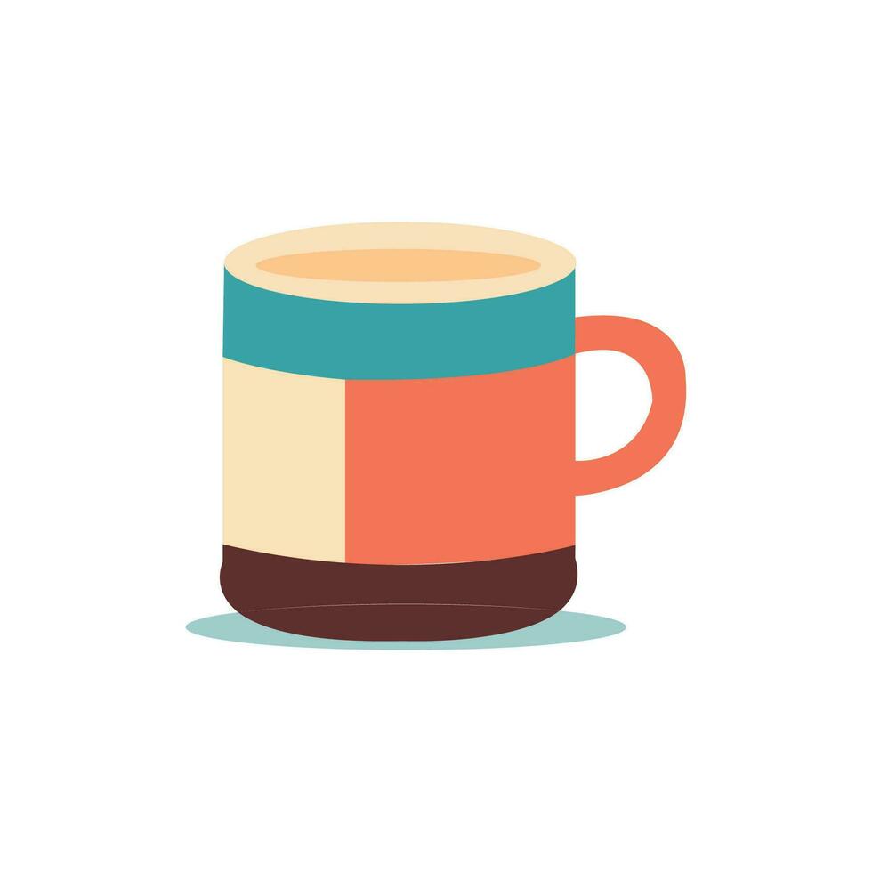 Free vector a coffee cup on white background