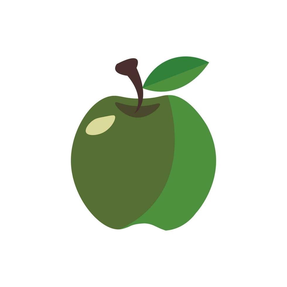 vector hand drawn apple fruit illustration