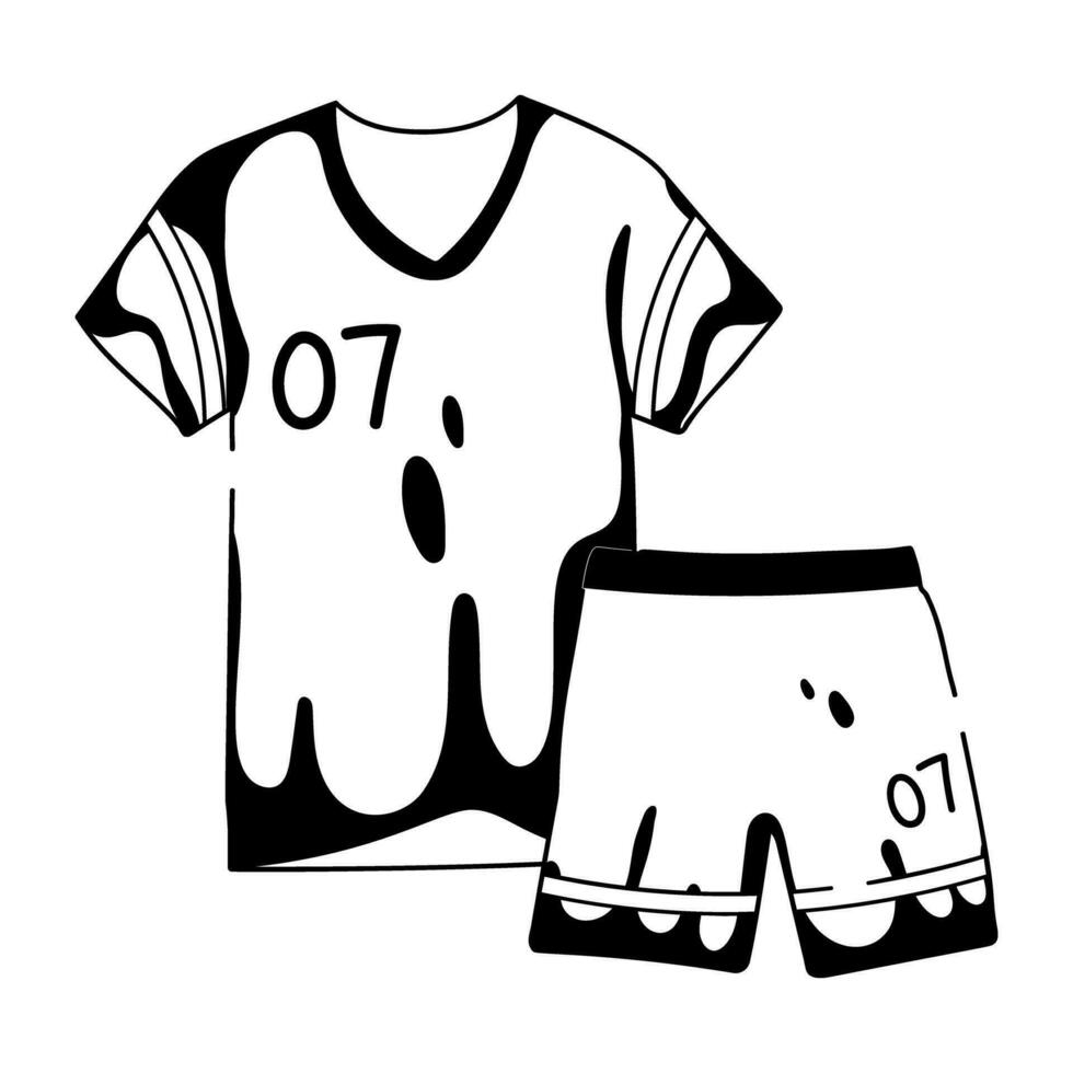 conceptos de ropa deportiva de moda vector