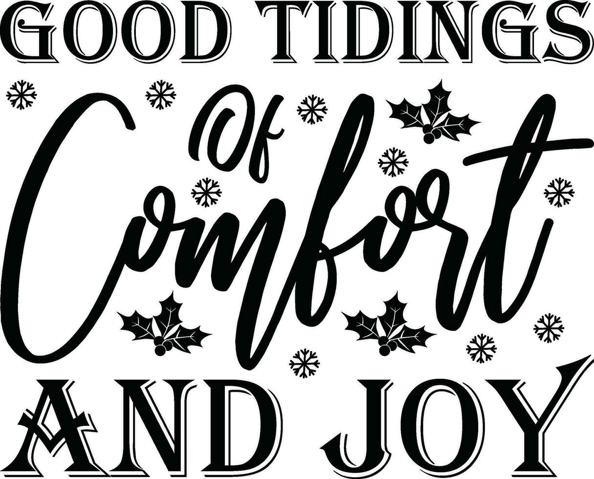 Christmas Lettering design for greeting banners, Mouse Pads, Prints, Cards and Posters, Mugs, Notebooks, Floor Pillows and T-shirt prints design. vector