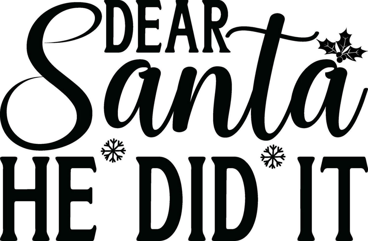 Christmas Lettering design for greeting banners, Mouse Pads, Prints, Cards and Posters, Mugs, Notebooks, Floor Pillows and T-shirt prints design. vector