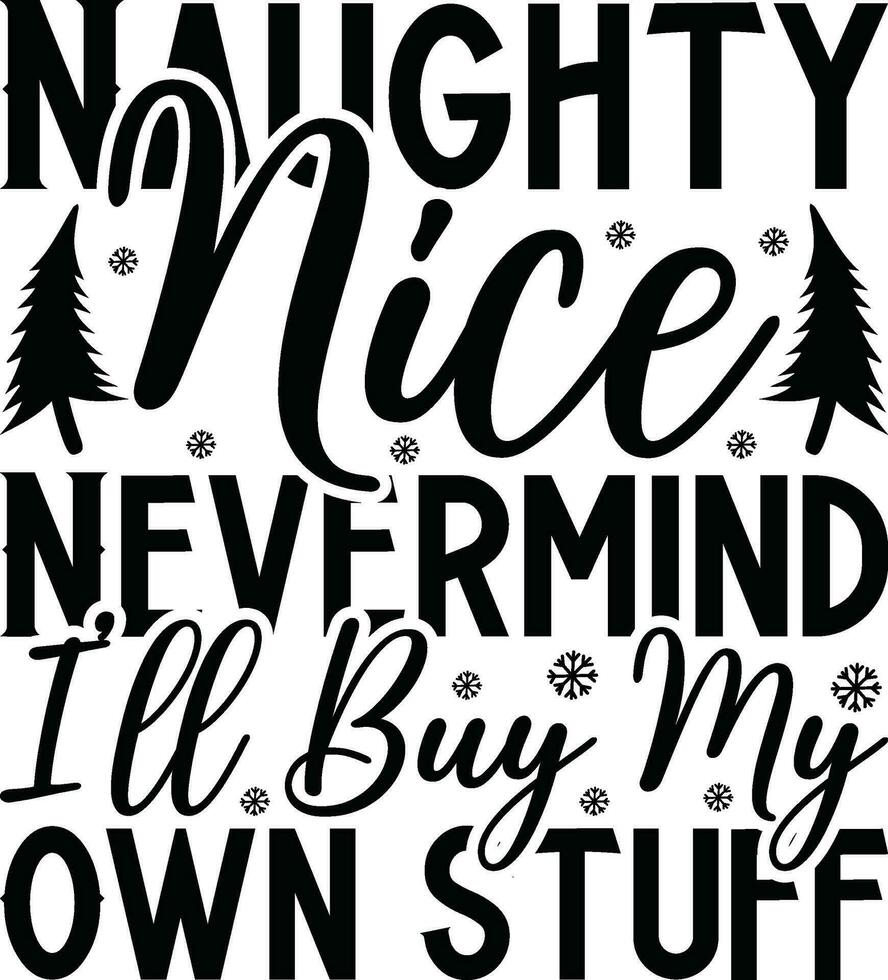 Christmas Lettering design for greeting banners, Mouse Pads, Prints, Cards and Posters, Mugs, Notebooks, Floor Pillows and T-shirt prints design. vector