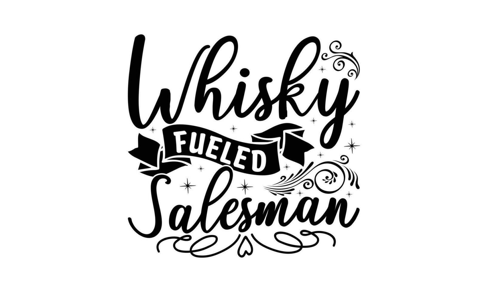 Salesman -  Lettering design for greeting banners, Mouse Pads, Prints, Cards and Posters, Mugs, Notebooks, Floor Pillows and T-shirt prints design. vector