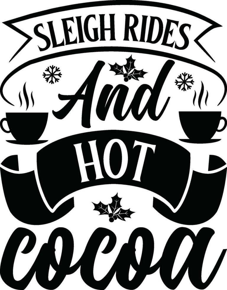 Christmas Lettering design for greeting banners, Mouse Pads, Prints, Cards and Posters, Mugs, Notebooks, Floor Pillows and T-shirt prints design. vector