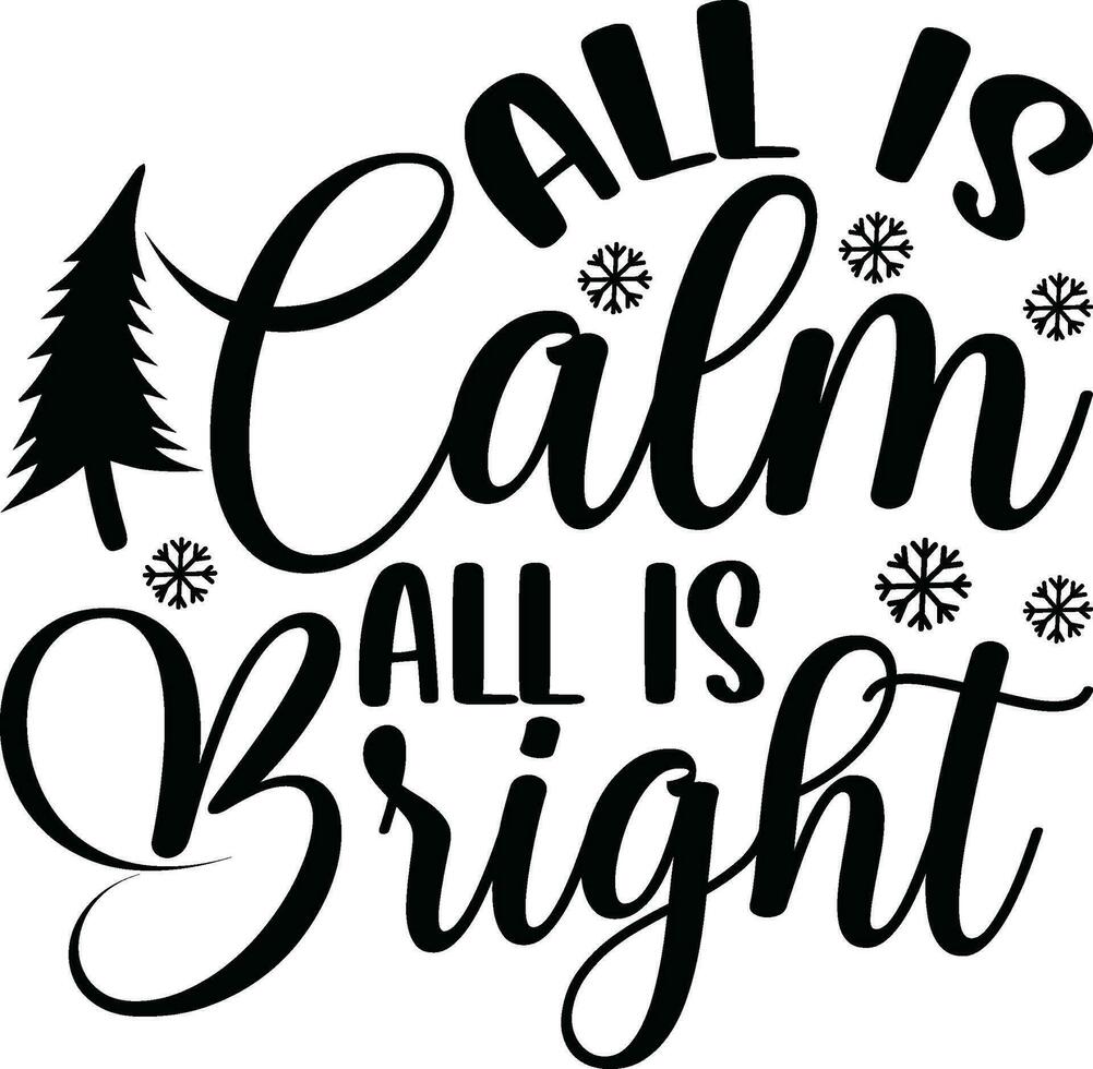 Christmas Lettering design for greeting banners, Mouse Pads, Prints, Cards and Posters, Mugs, Notebooks, Floor Pillows and T-shirt prints design. vector