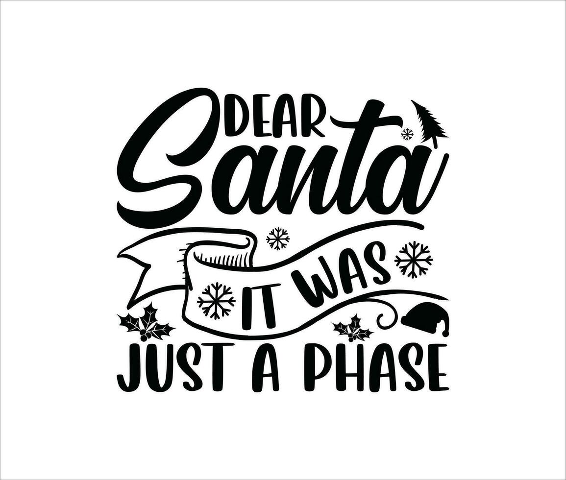 Christmas Lettering design for greeting banners, Mouse Pads, Prints, Cards and Posters, Mugs, Notebooks, Floor Pillows and T-shirt prints design. vector
