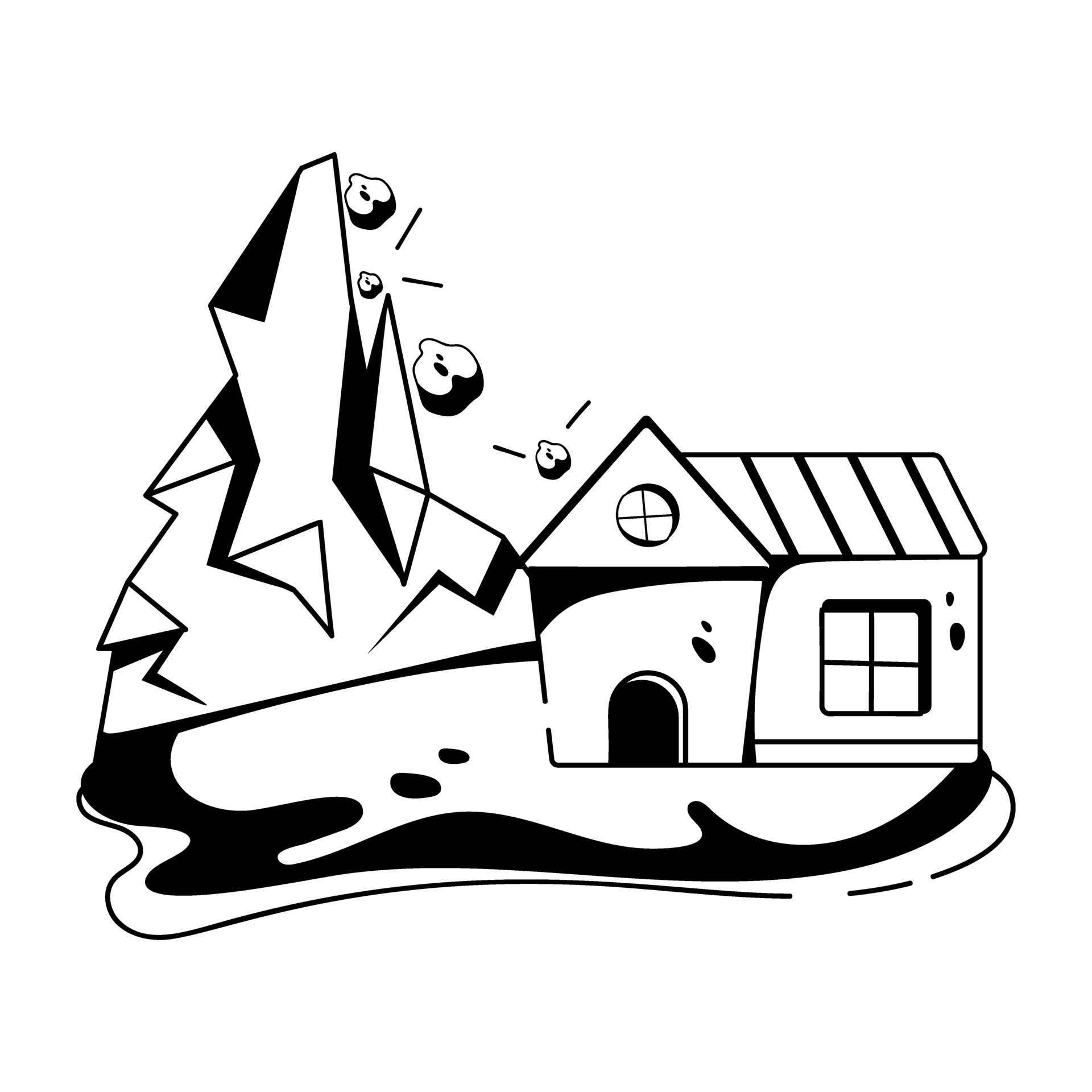 Trendy Landslide Concepts 30512522 Vector Art at Vecteezy