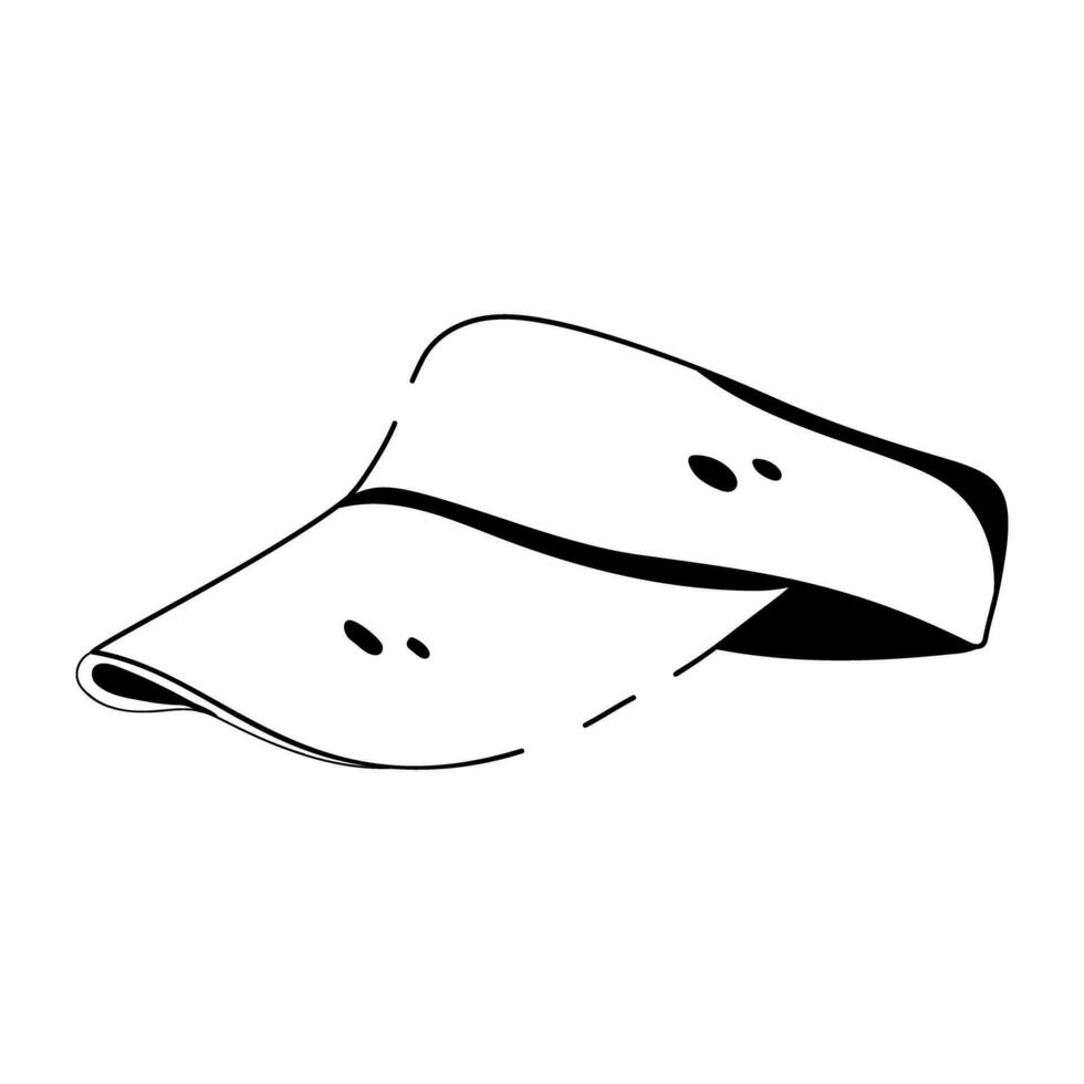 Trendy Tennis Cap vector