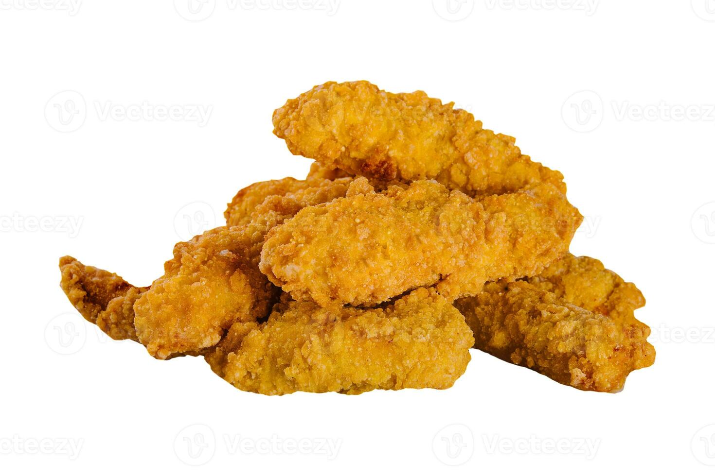 Nuggets isolated on a white background photo
