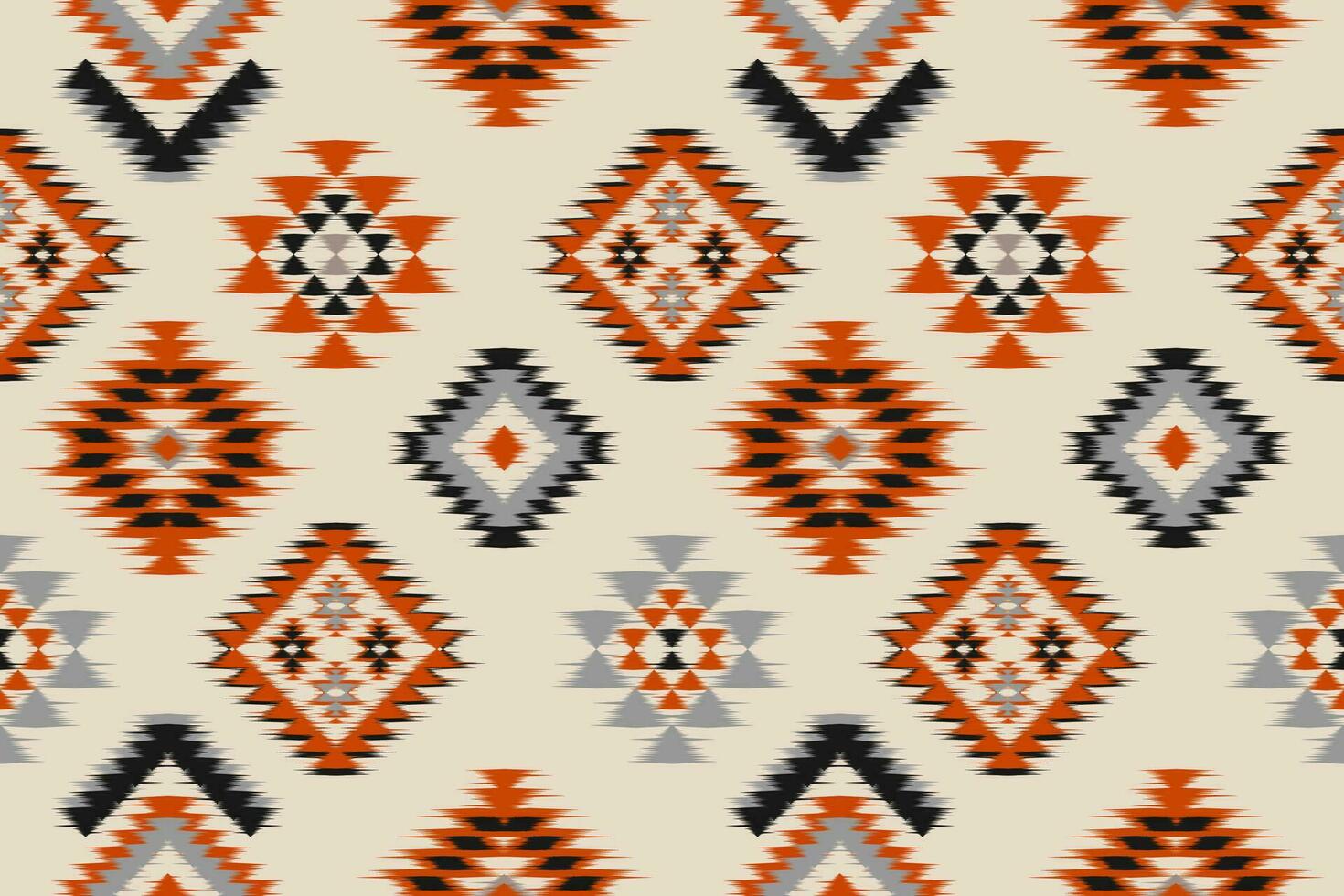 tela hermosa ikat modelo Arte. étnico ikat sin costura modelo en tribal. americano, mexicano estilo. vector