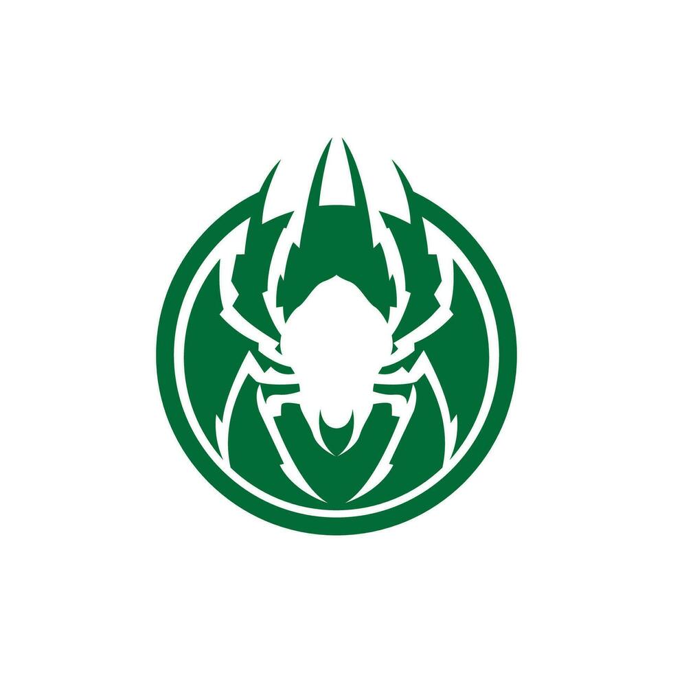 Spider Logo, Retro Vintage Insect Vector Design Vector Template