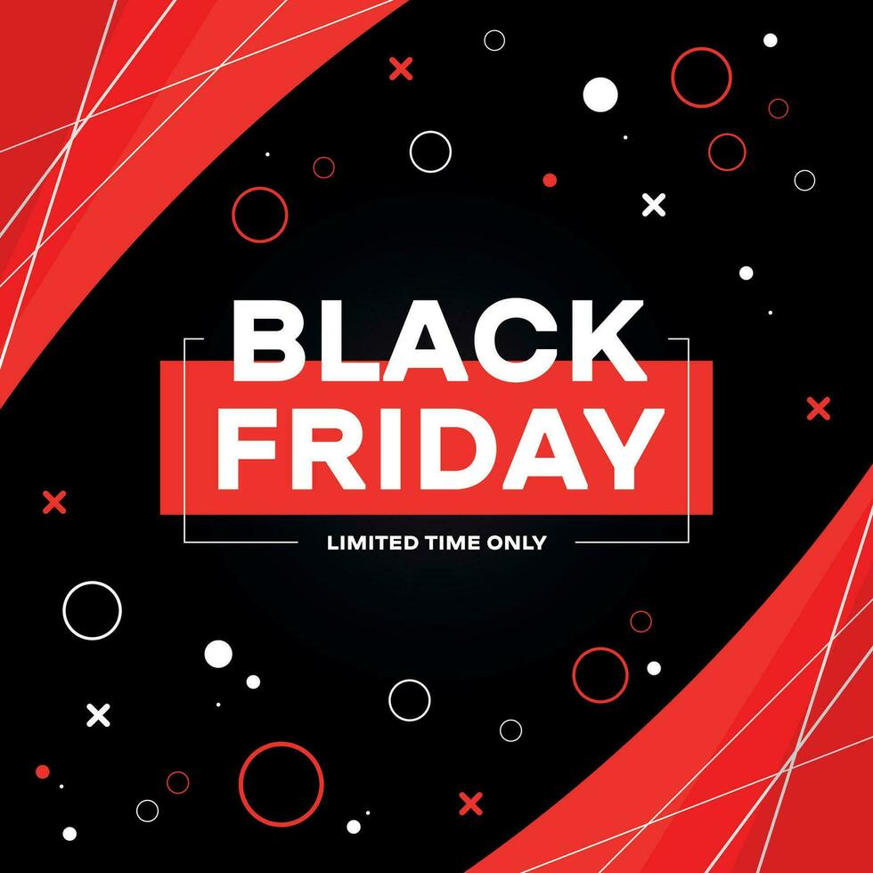 Black Friday banner vector