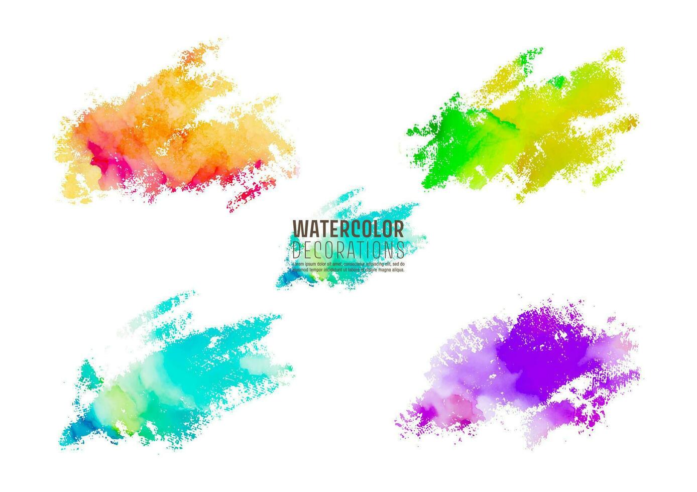 vibrant brush stroke backgrounds vector