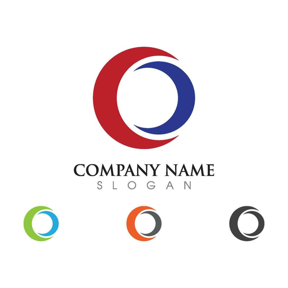 C Letter Logo Template vector