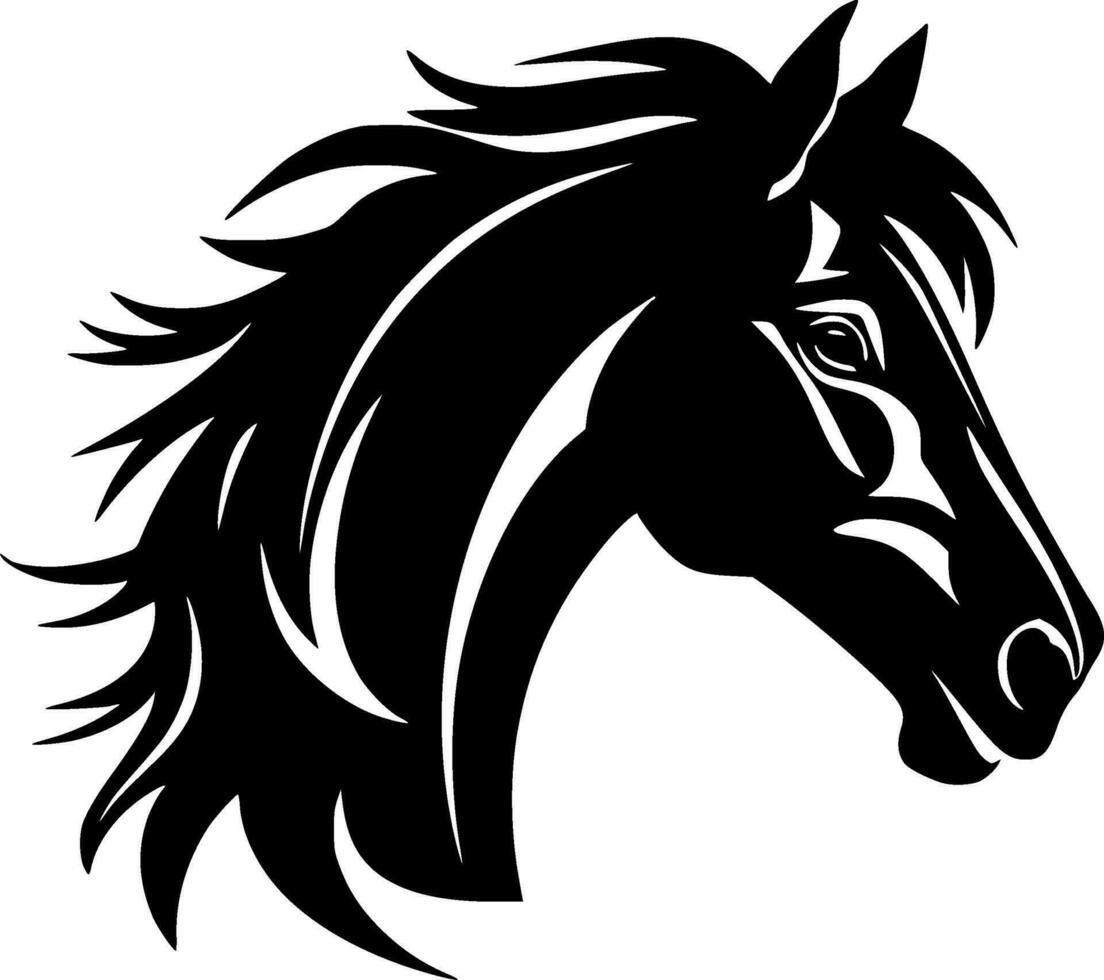 Horse - High Quality Vector Logo - Vector illustration ideal for T-shirt graphic