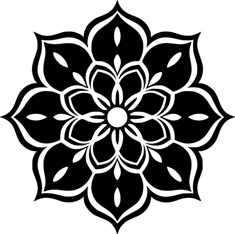 Mandala - High Quality Vector Logo - Vector illustration ideal for T-shirt graphic