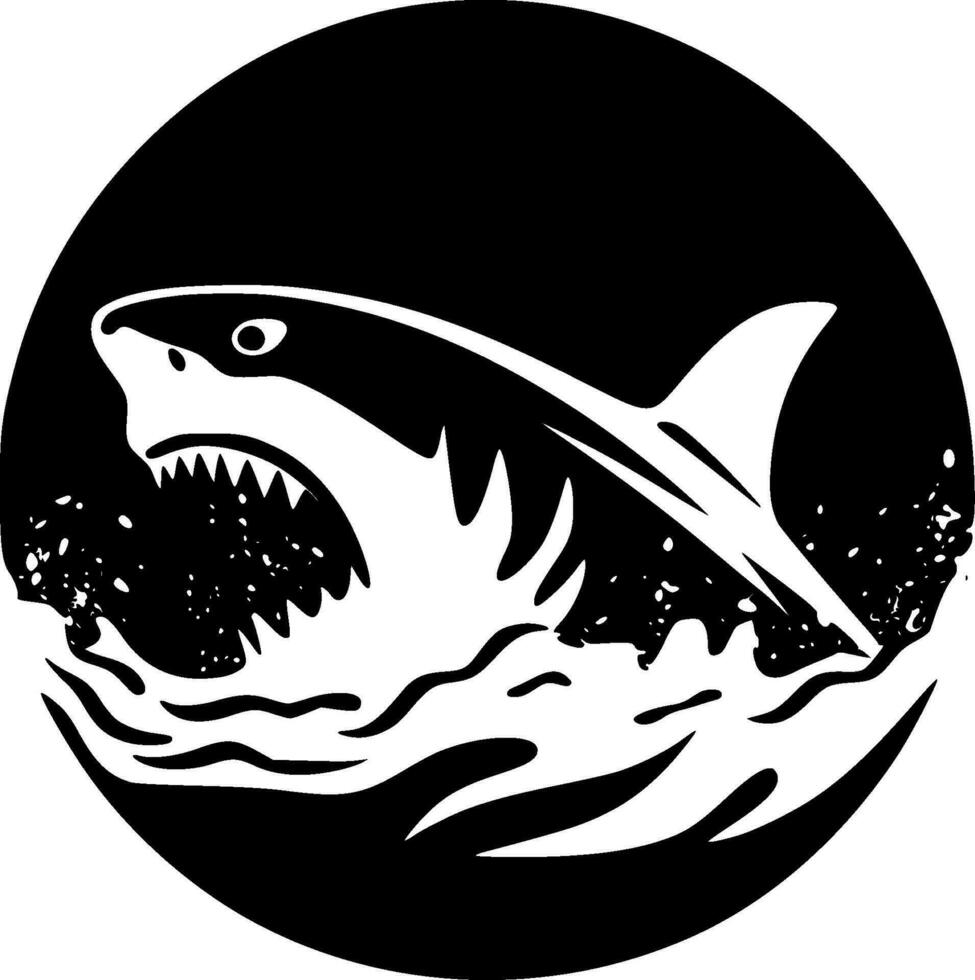 Shark - High Quality Vector Logo - Vector illustration ideal for T-shirt graphic