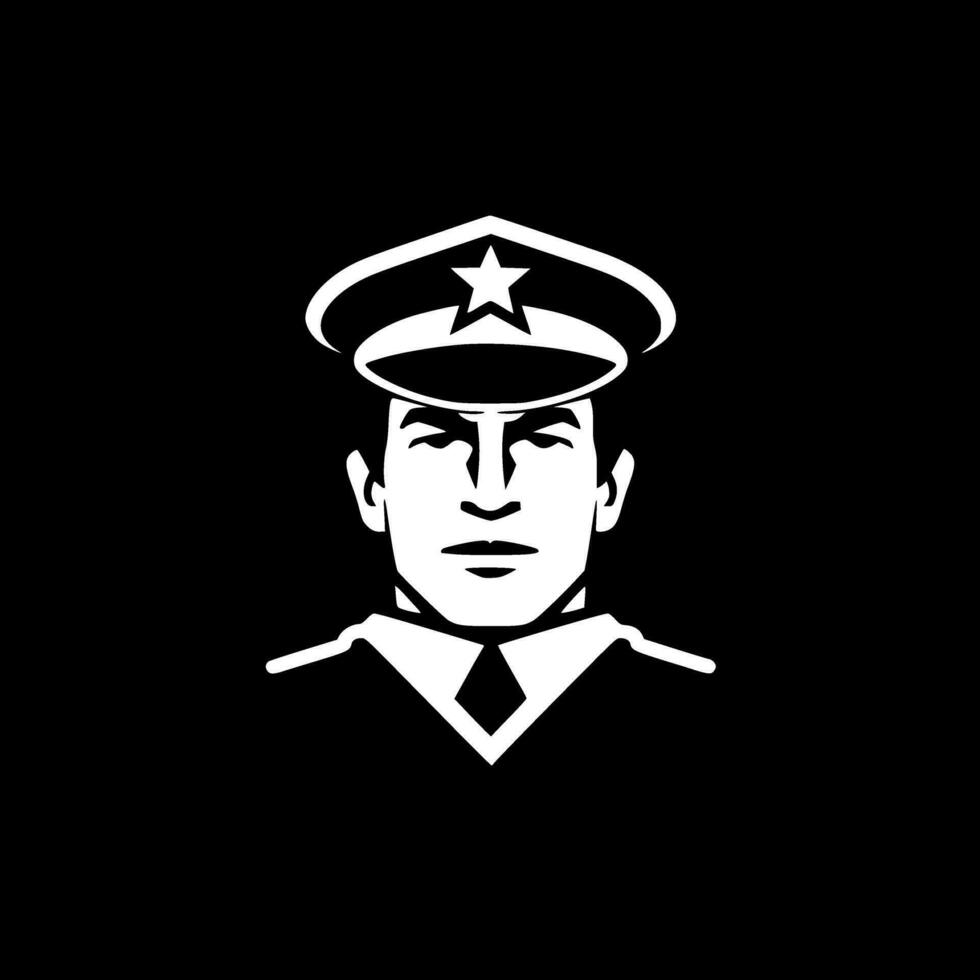 Military, Minimalist and Simple Silhouette - Vector illustration