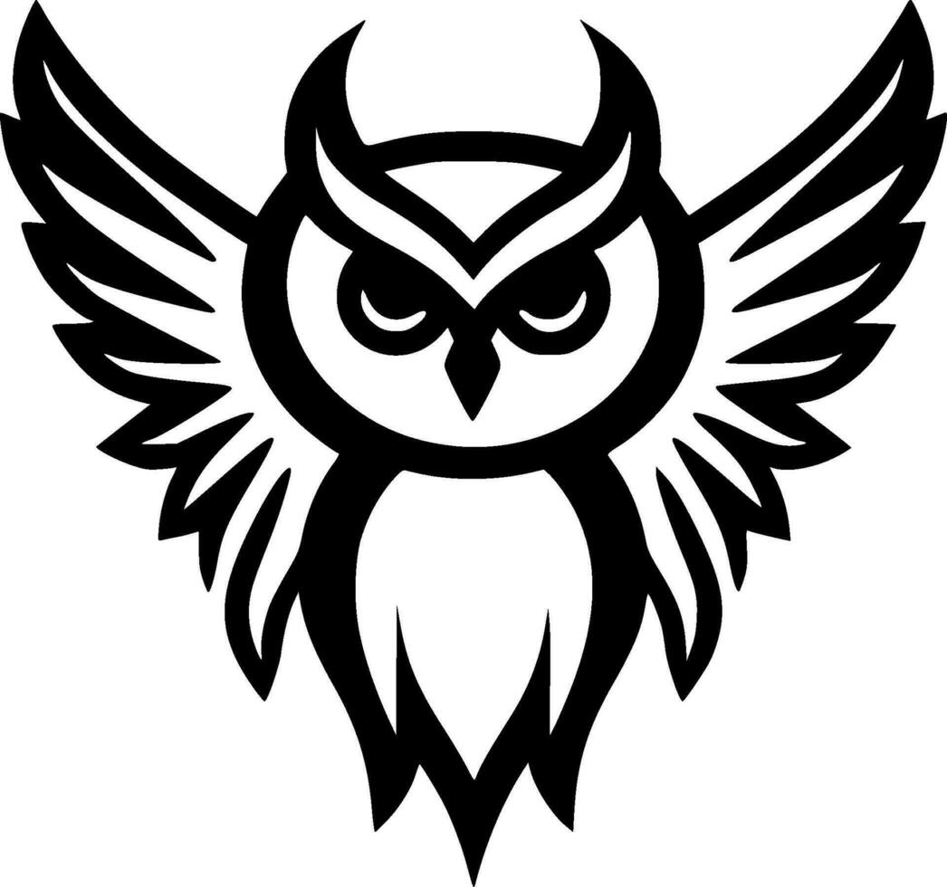 Owl - High Quality Vector Logo - Vector illustration ideal for T-shirt graphic