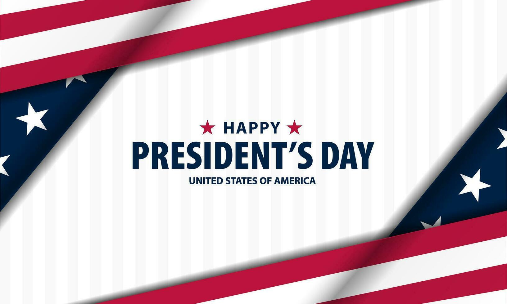 President's Day Background Design. Banner, Poster, Greeting Card. Vector Illustration