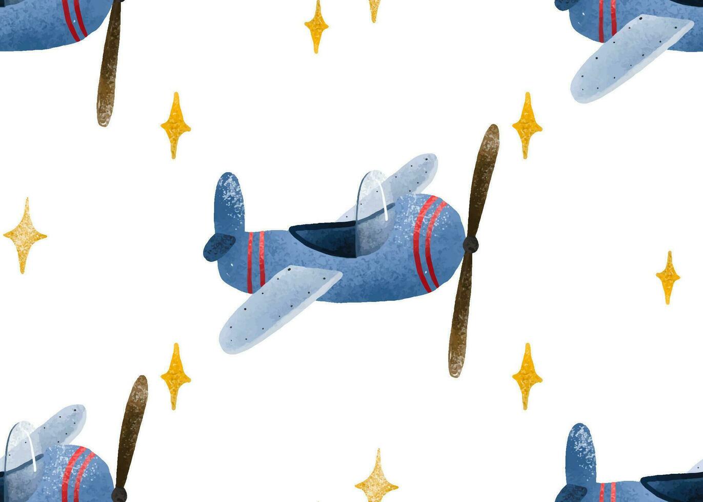 plane illustration pattern vector