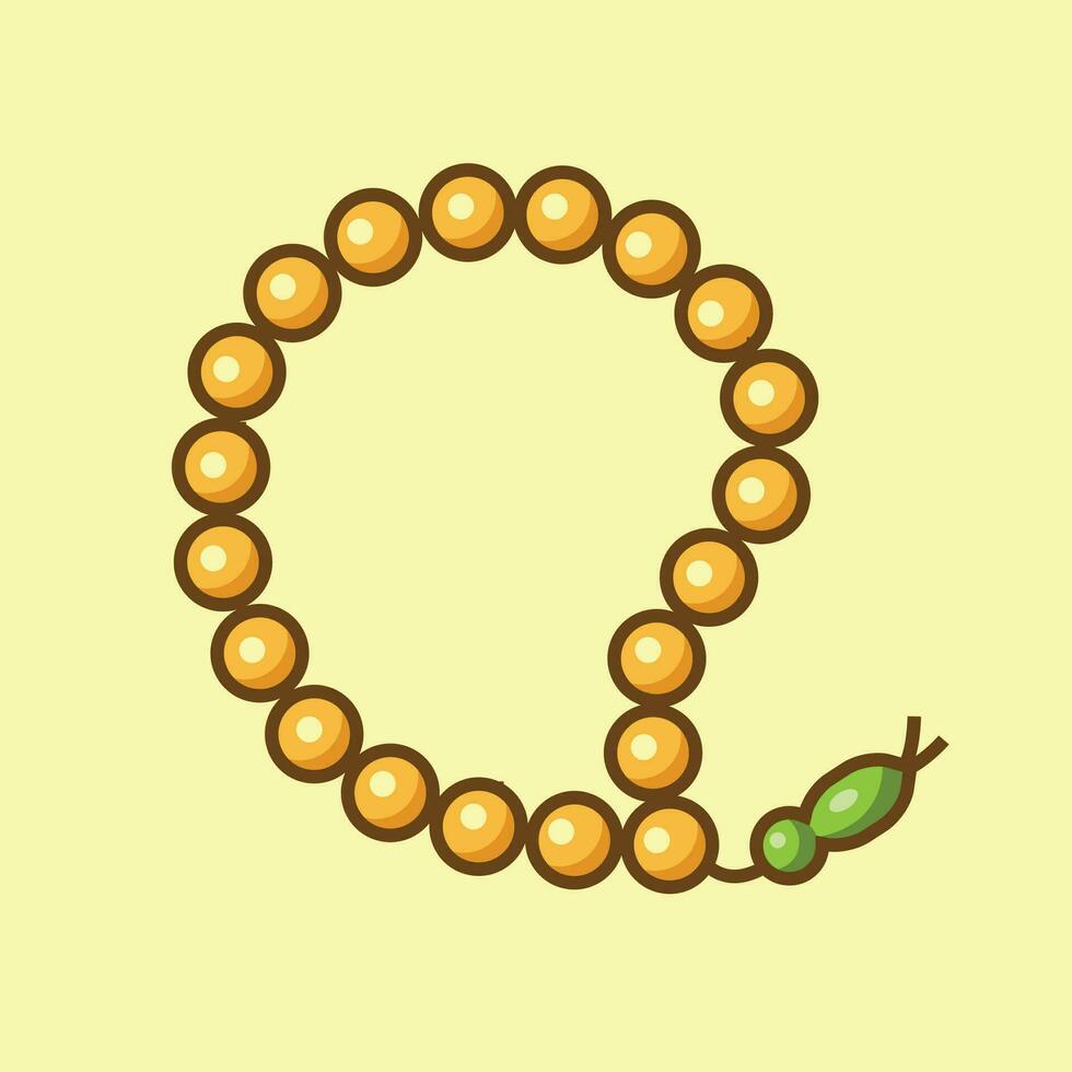 prayer beads icon vector design
