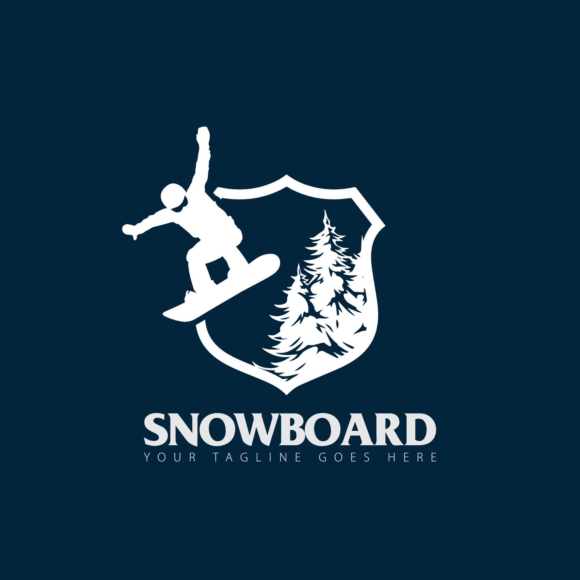 snowboard logo vector 30521527 Vector Art at Vecteezy