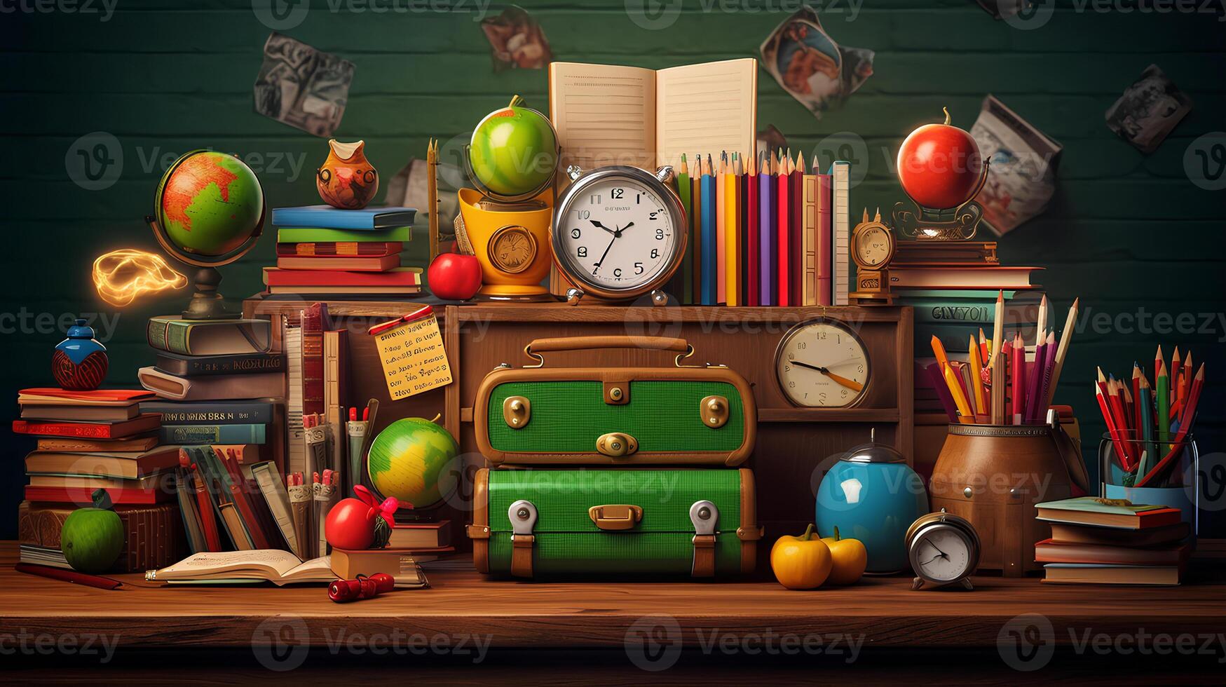 Beautiful back to school background images made with photo
