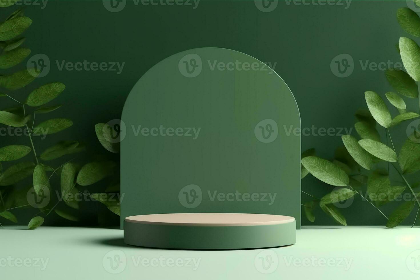 Ai Generative Photo of a podium for product presentation