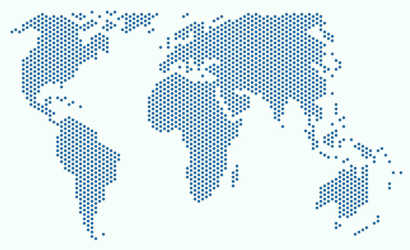 circulo forma mundo mapa en blanco antecedentes. vector