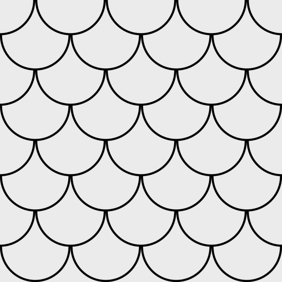 Seamless pattern, fish scales on a white background vector