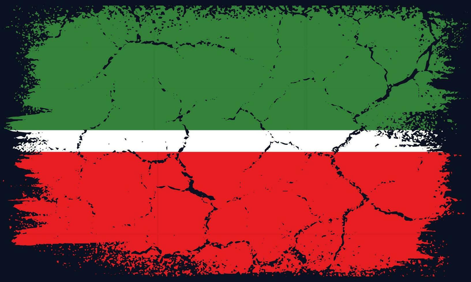 Flat Design Grunge Tatarstan Flag Background vector