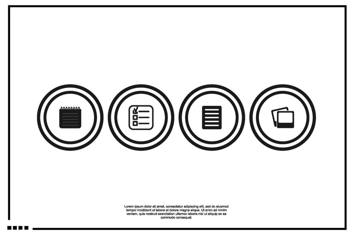 document  file icon or logo vector