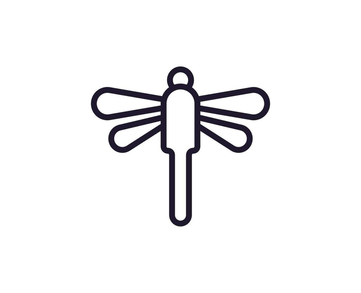 Bug concept. Single premium editable stroke pictogram perfect for logos, mobile apps, online shops and web sites. Vector symbol isolated on white background.