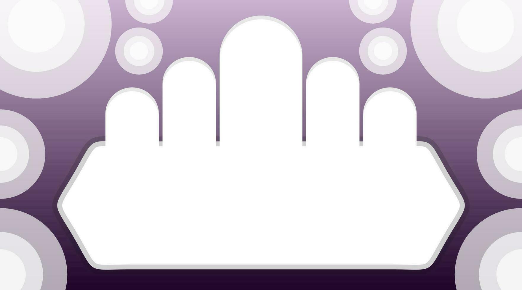 Islamic gradient modern and clean background vector