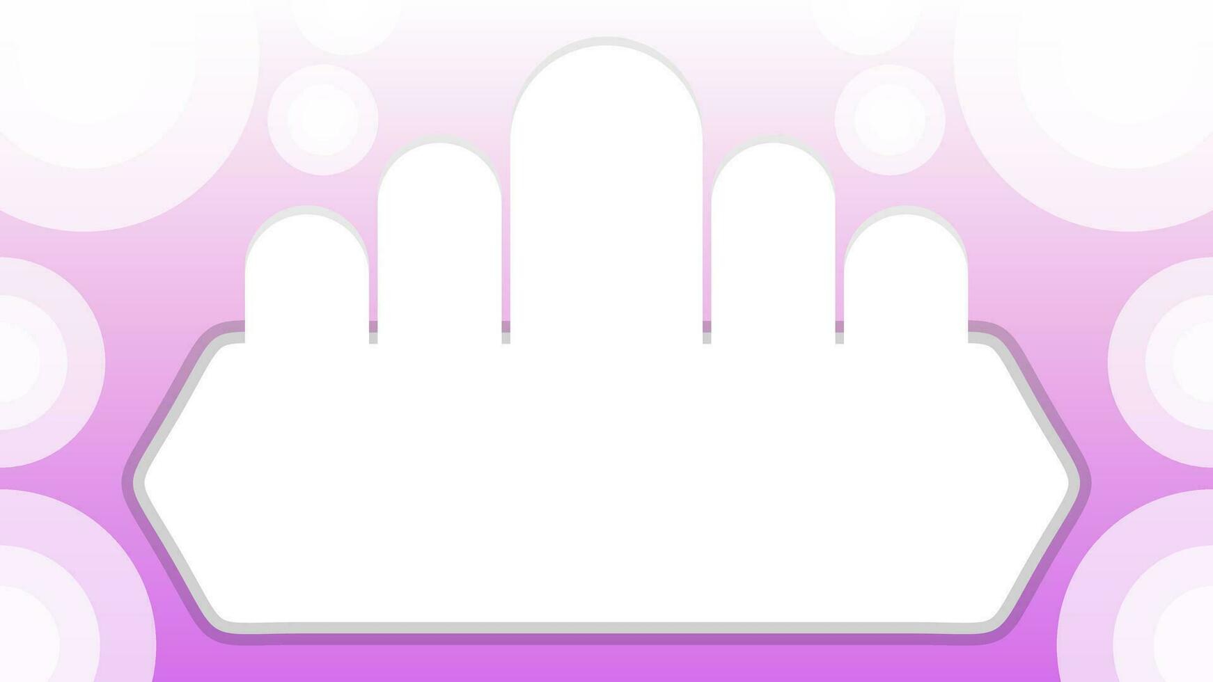 Islamic gradient modern and clean background vector