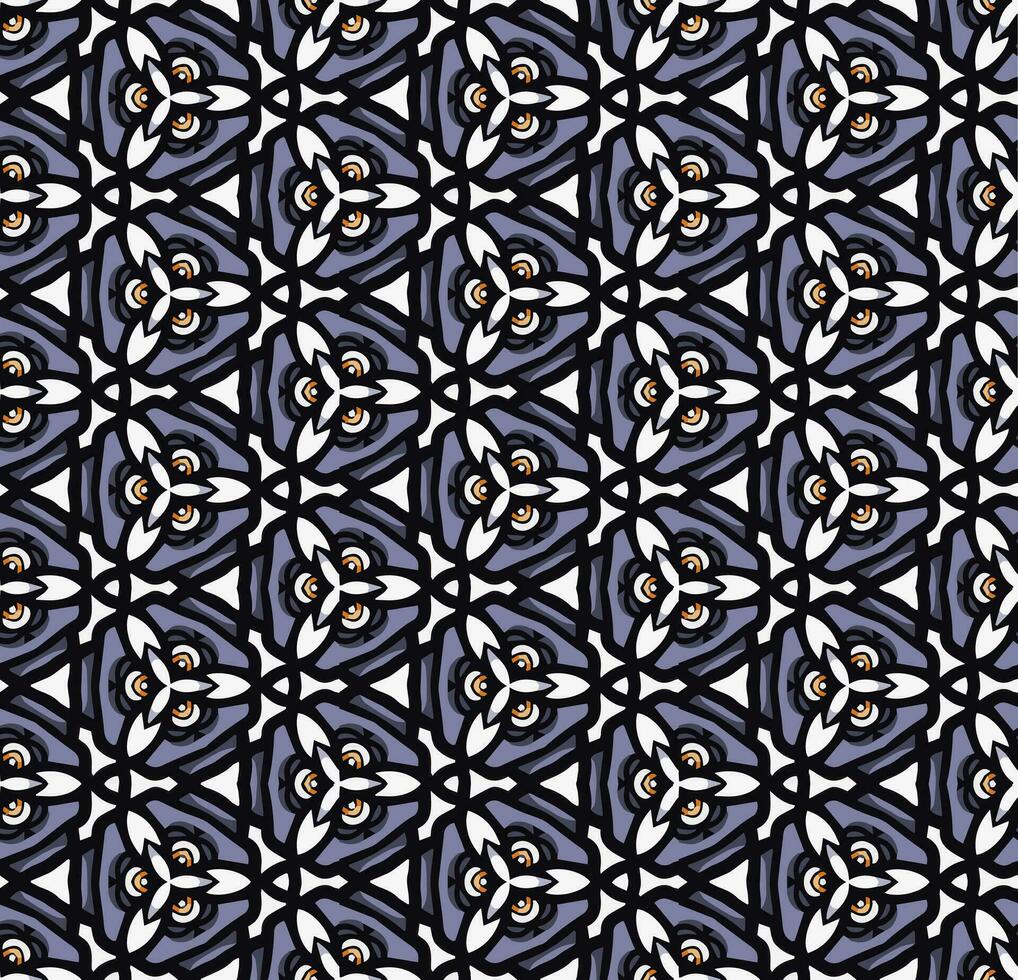 Multi color seamless abstract pattern. Background and backdrop. Multi Colored. Colorful ornamental design. Colored mosaic ornaments. Vector graphic illustration.