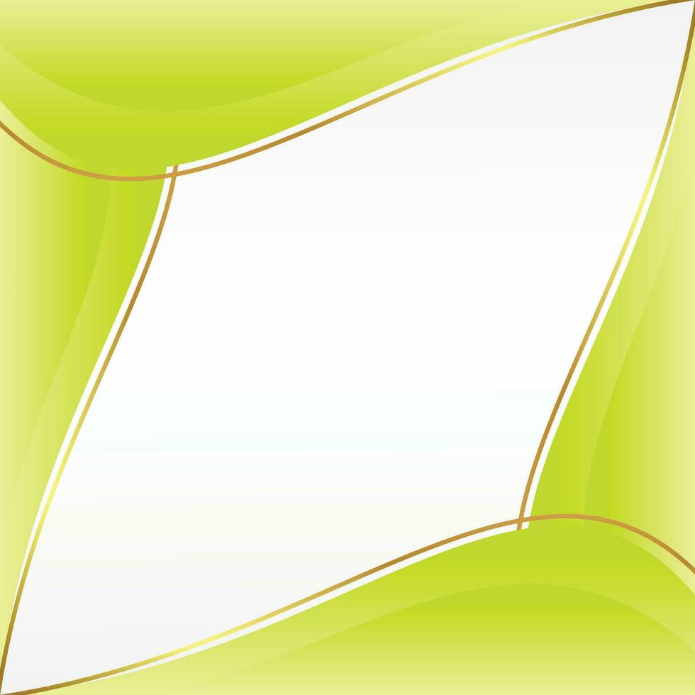 Gradient green background with leaf pattern, free copy space area. Template for banner, poster, social media, web. vector