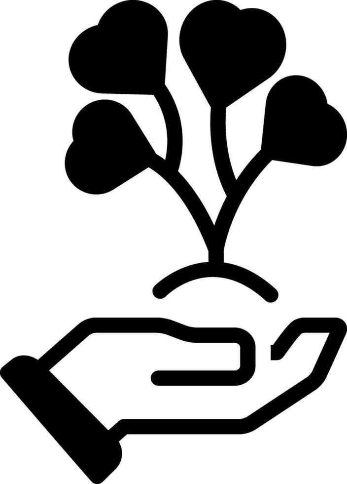 solid icon for lives vector