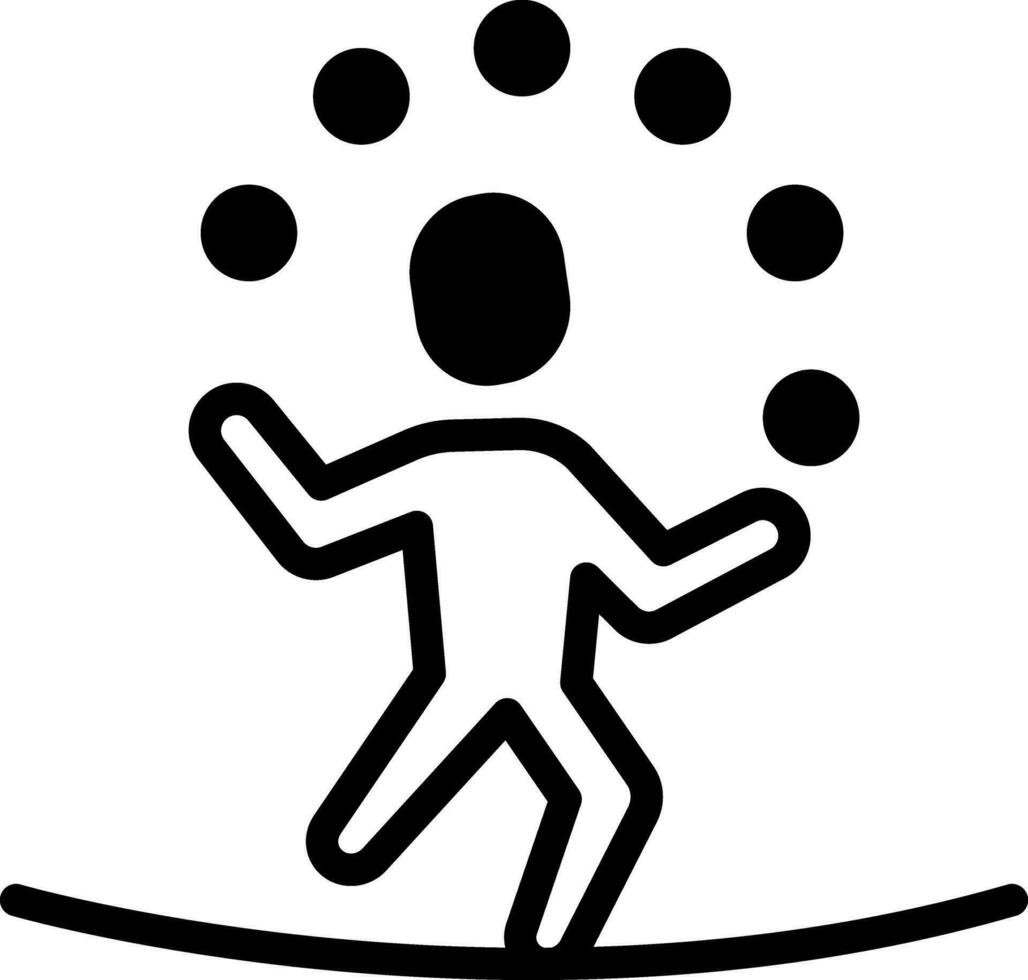 solid icon for trained vector