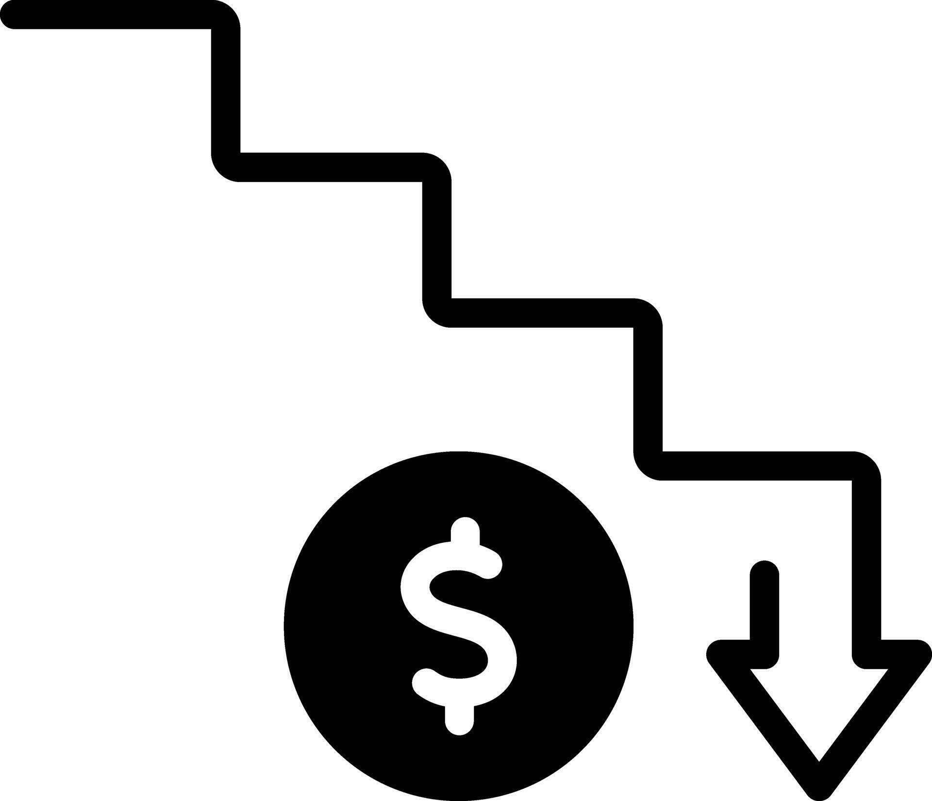 solid icon for lowest 30524068 Vector Art at Vecteezy