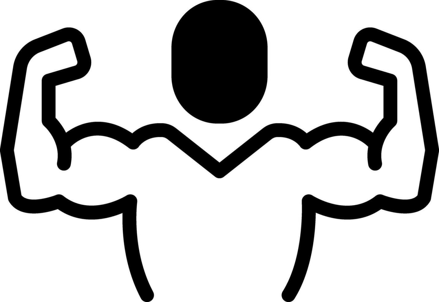 solid icon for flex vector