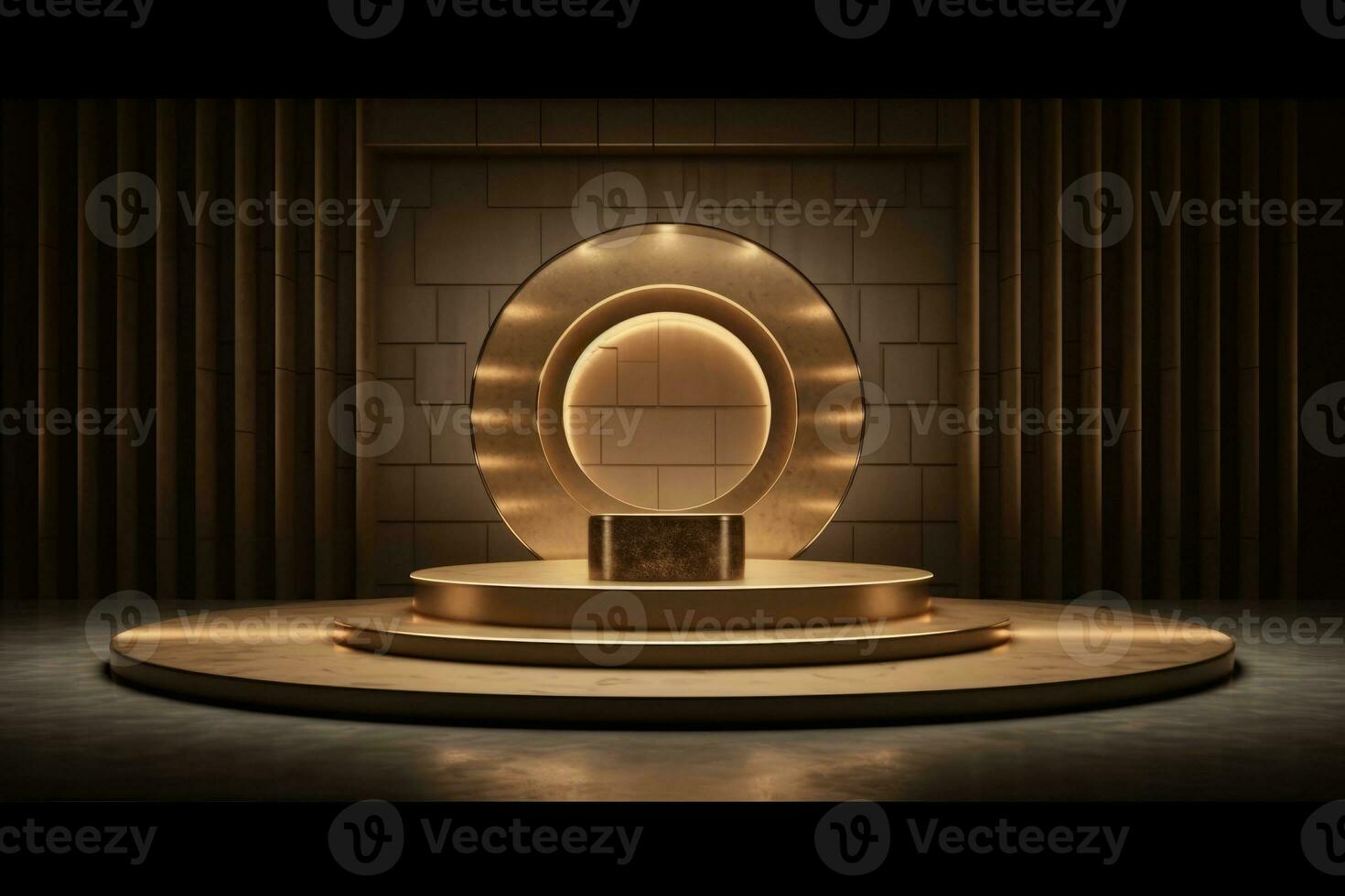 Ai Generative Photo of a podium for product presentation