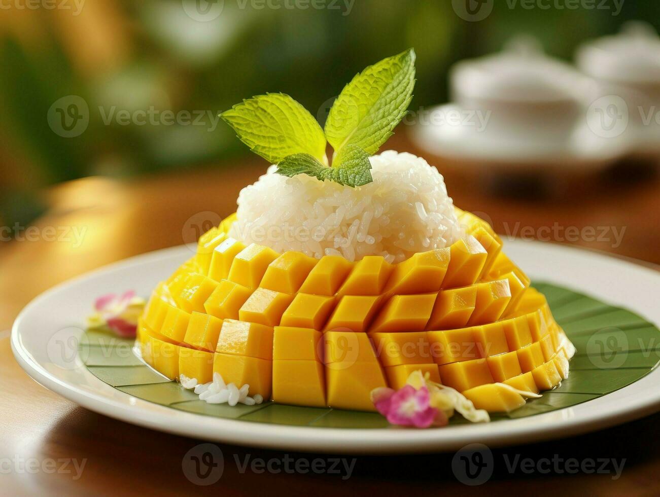 Mango Sticky Rice , AI-generated photo