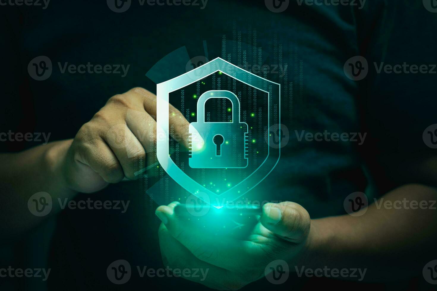 Cybersecurity and data protection, Shielding digital systems from threats and preserving privacy through tech, practices, and compliance. Crucial in our connected world. secure data encryption. photo