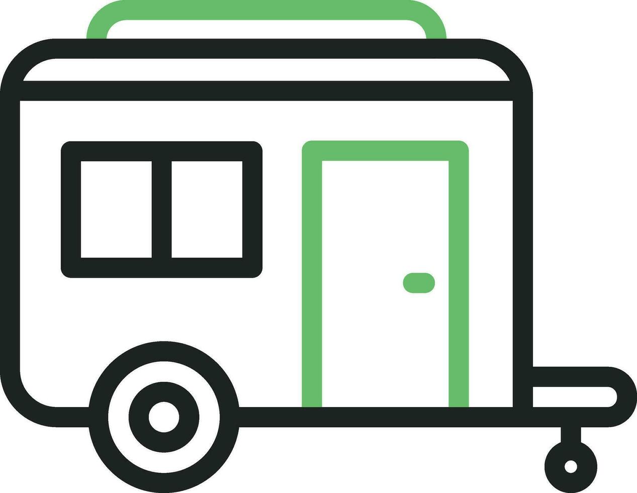 Caravan icon vector image. Suitable for mobile apps, web apps and print media.
