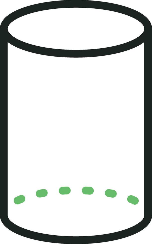Cylinder icon vector image. Suitable for mobile apps, web apps and print media.